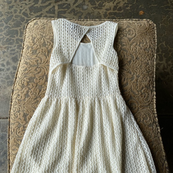 Cream Junior Dress - Picture 2 of 2